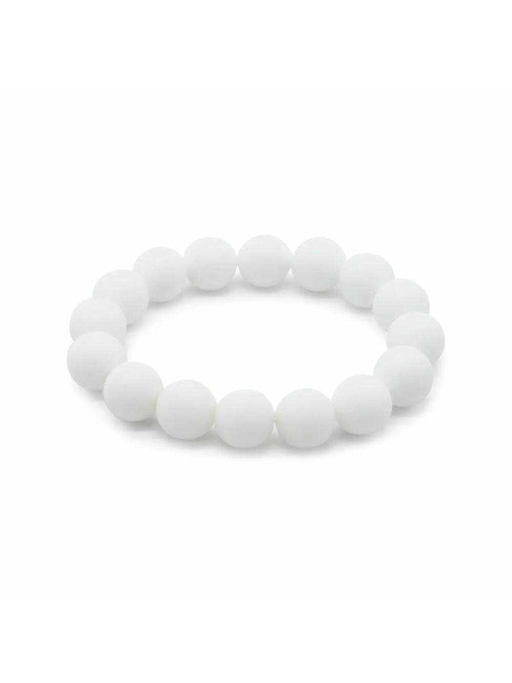 🔴 Bracelet - Matte White Alabaster 12mm.